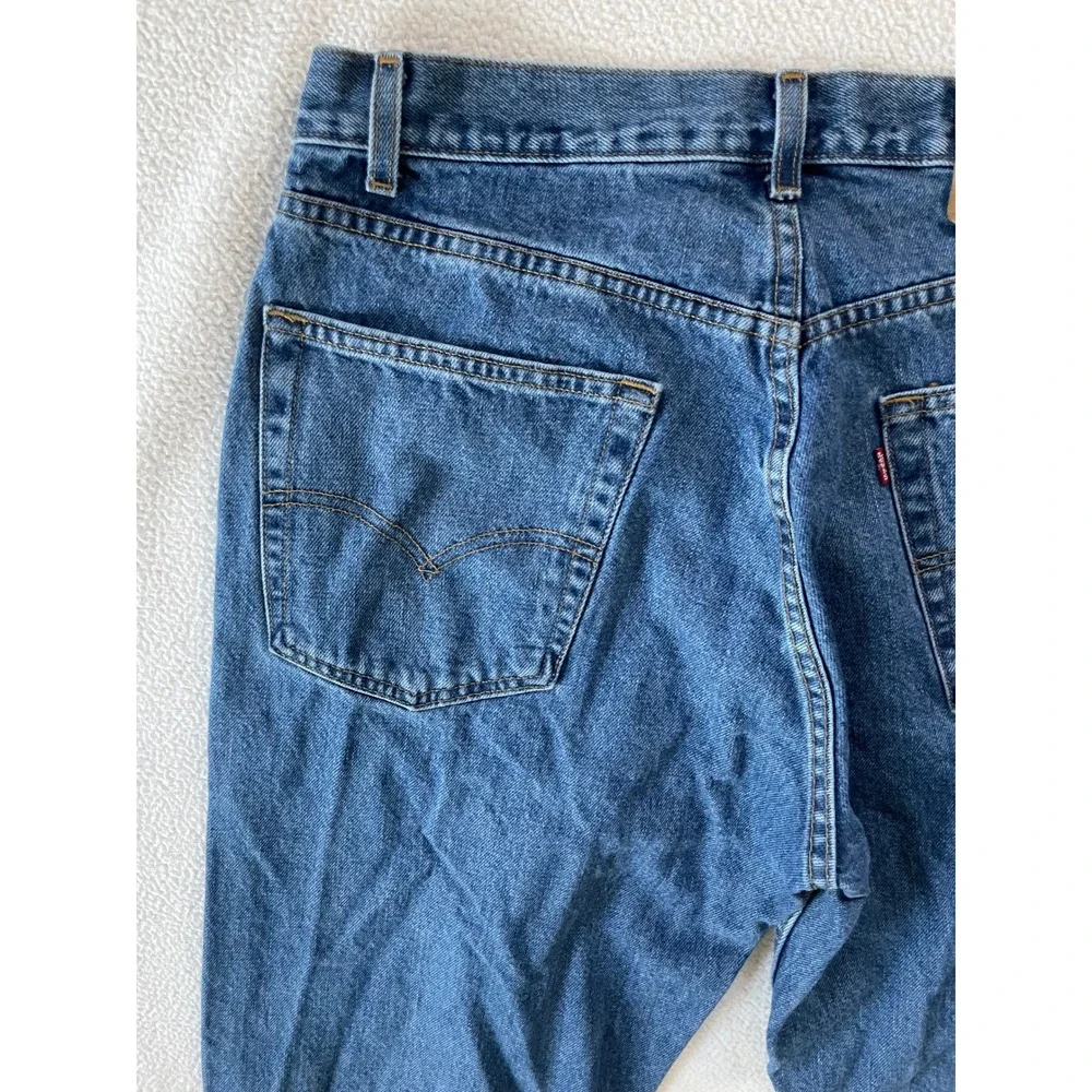 Levi's Mens 33x34 Loose Straight Fit Jeans Blue 569 Medium Wash 90s Vintage